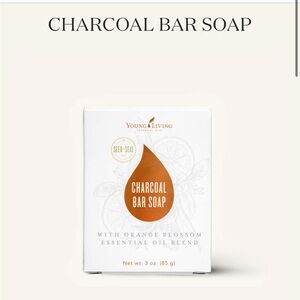 Young Living Charcoal Bar Soap with Orange Blossom